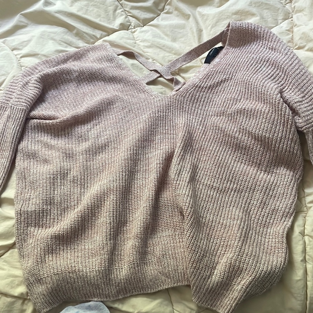 Forever 21 Pink Oversized Sweater